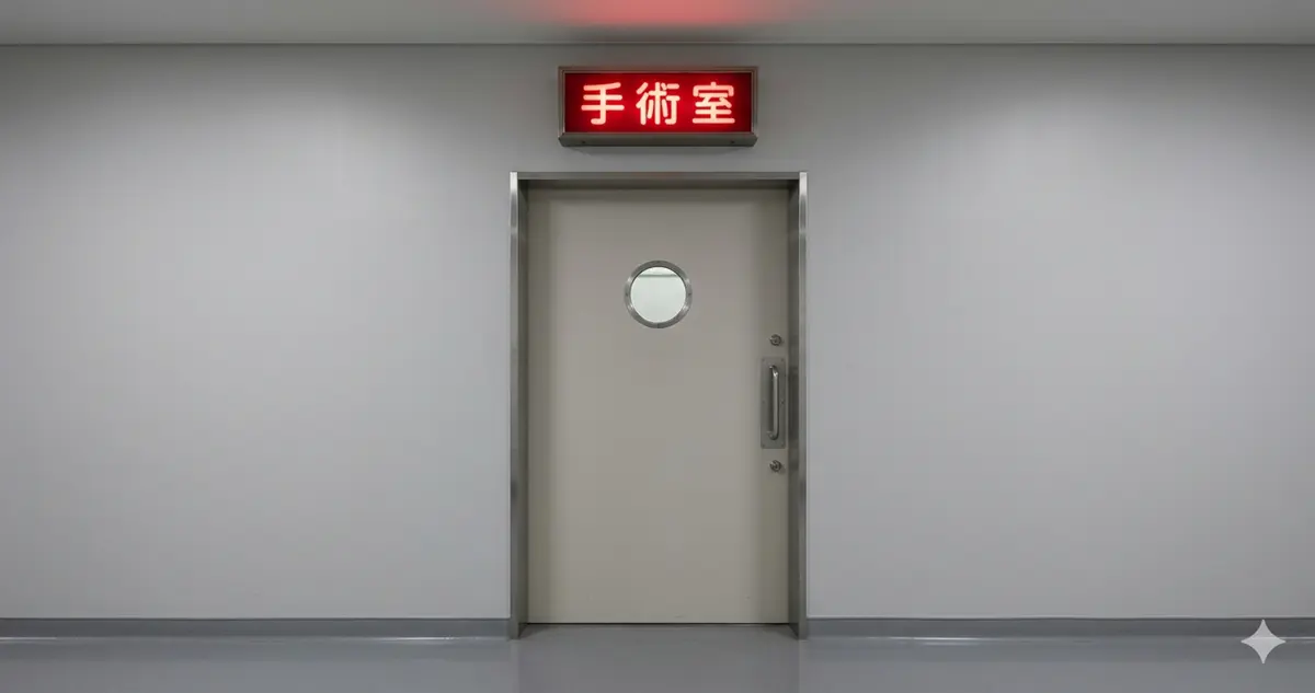 眼球にメス - ICL手術を受ける（左眼）